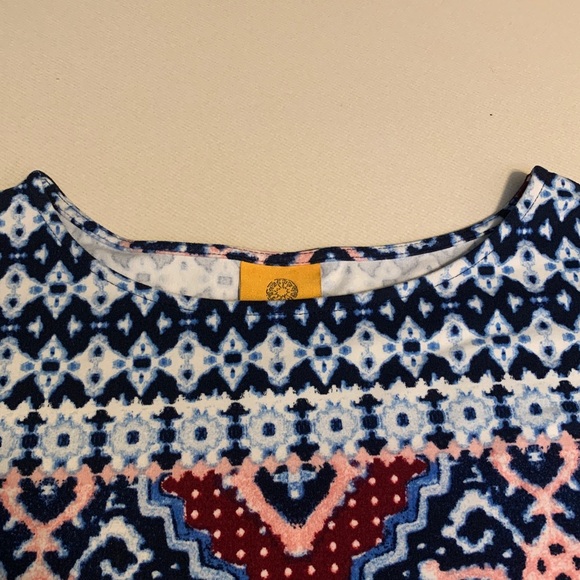 Ruby Rd.Bold Print Geometric Tunic - Picture 5 of 8